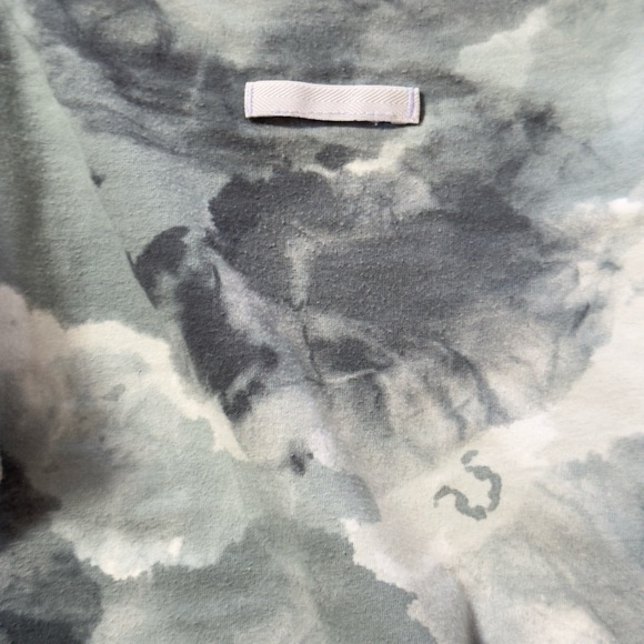 Lululemon Gray‎ Savasana Layered Convertible Wrap Cardigan French Terry Jacket 6 - Picture 10 of 12